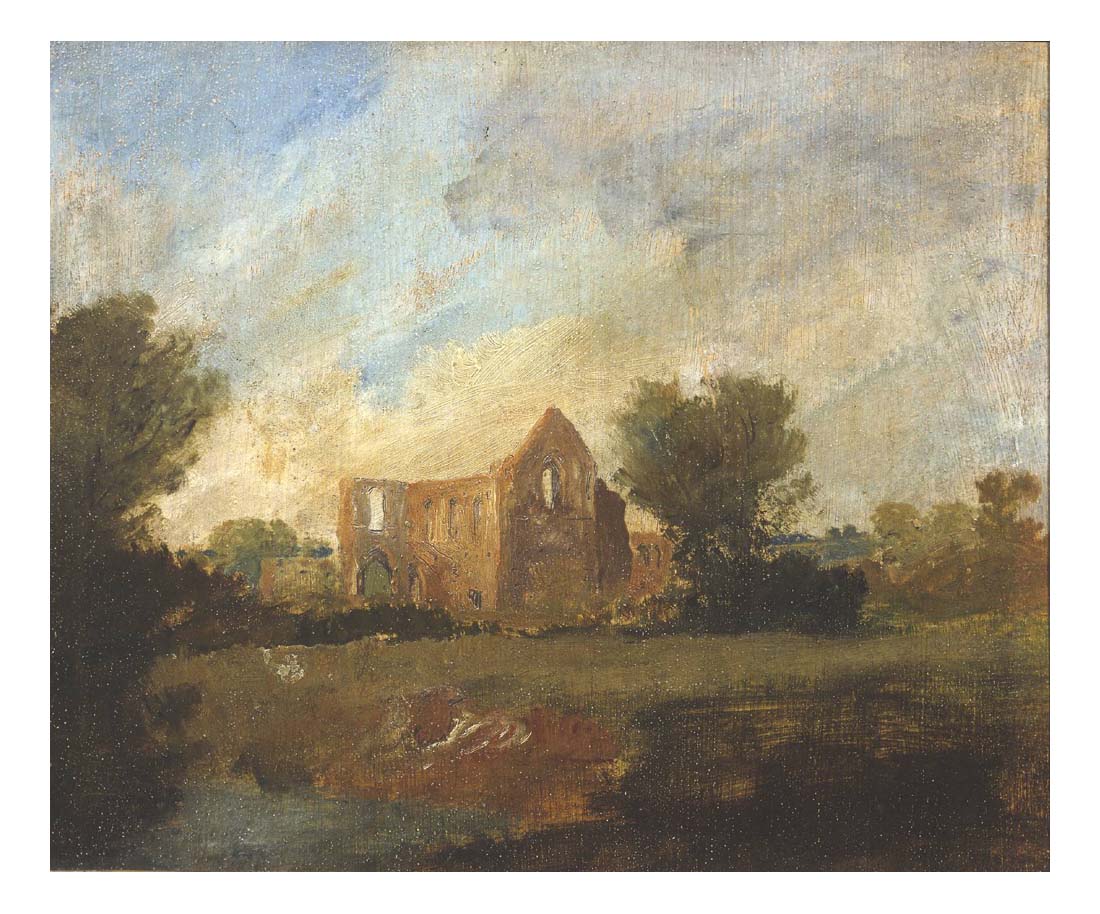 Newark Abbey, 1807 by John Mallord William Turner RA, 12x8"(A4) Poster
