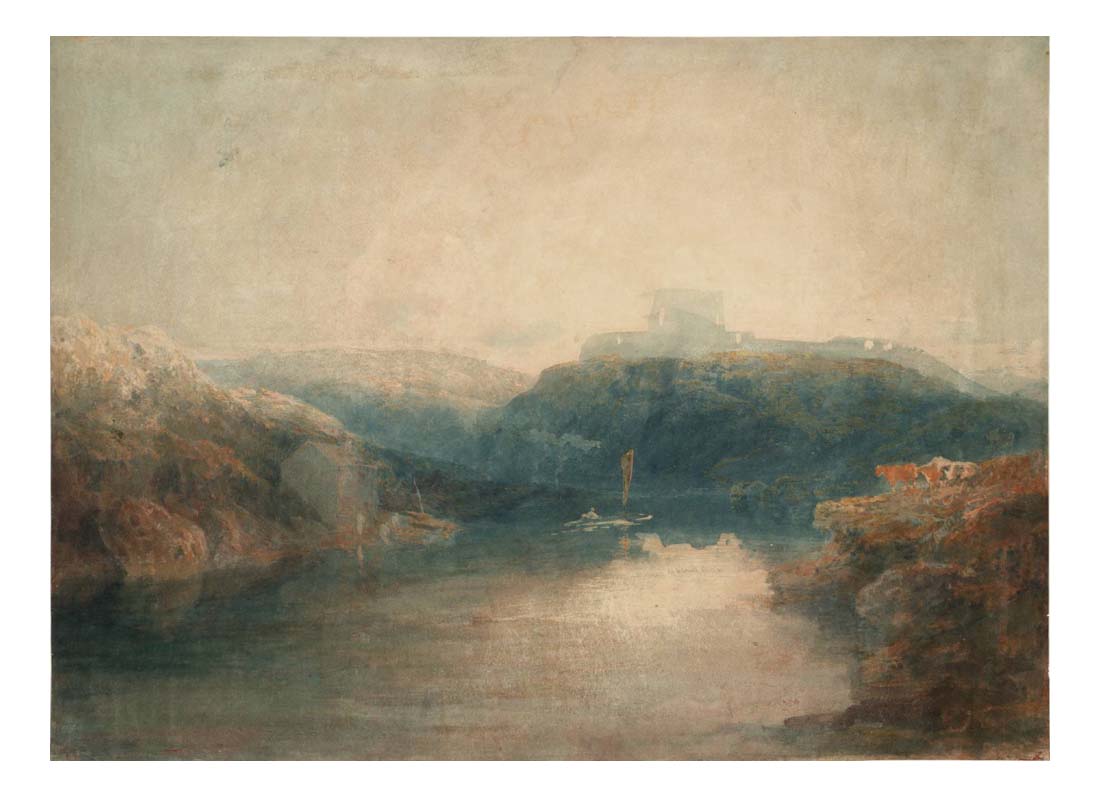 Norham Castle, Sunrise(Colour Study), 1797-98 by John Mallord William Turner RA, 12x8"(A4) Poster