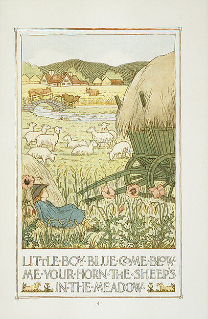 A Book of Nursery Rhymes 1897,16x12"(A3) Poster