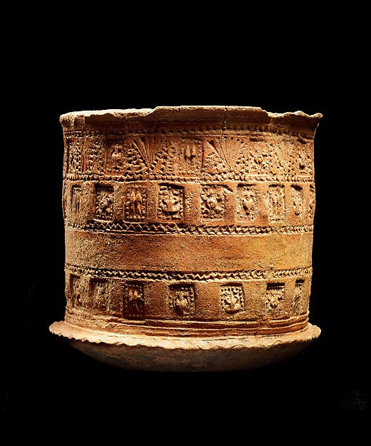Funerary Urn with Buddhist Auspicious Emblems 6th–8th cent,16x12"(A3)Poster