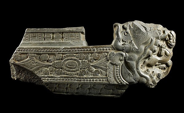 Throne Crossbar with Makara Finial first half of the 8th cent,16x12"(A3)Poster