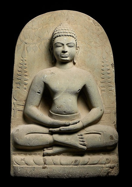 Buddha in Meditation 6th–7th cent,16x12"(A3)Poster
