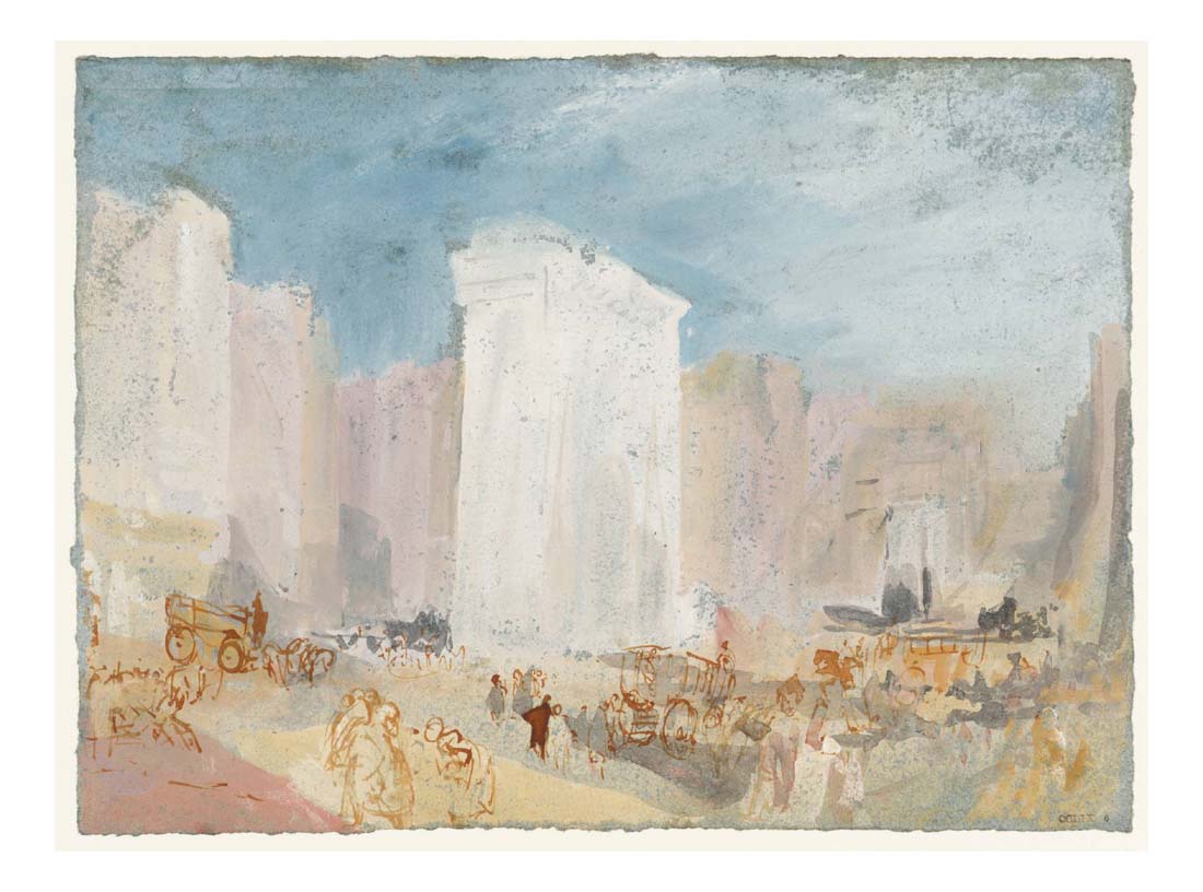 Paris, The Porte St-Denis, 1833 by John Mallord William Turner RA