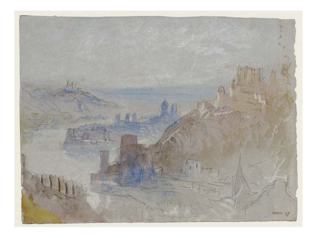 Passau from the Ilzstadt, 1840 by John Mallord William Turner RA, 12x8"(A4) Poster