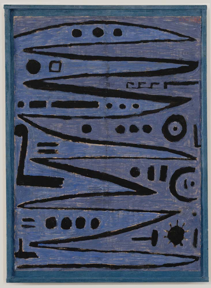 Paul Klee - Heroic Strokes of the Box, vintage art, poster print