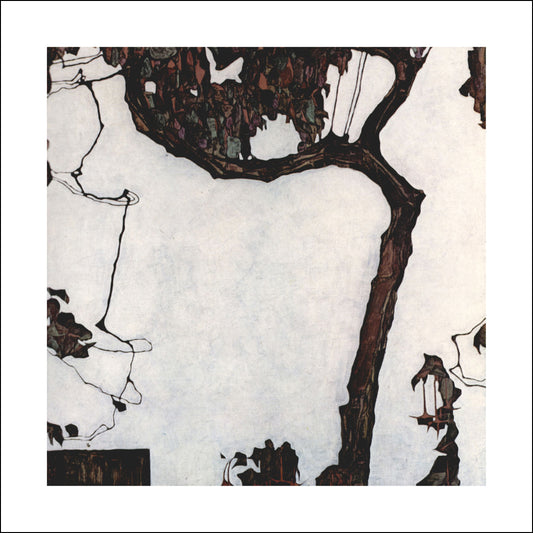 Pflaumenbaum by Egon Schiele, 12x8" (A4) Poster Print