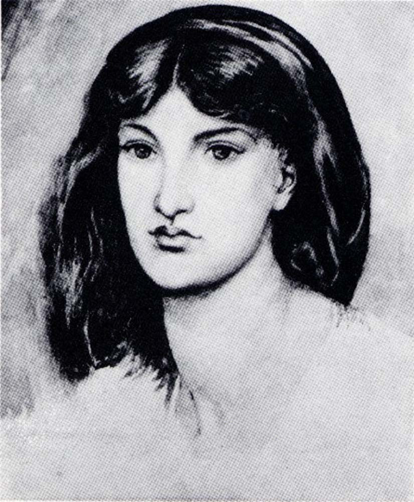 Sibylla Palmifera - , ca1866 by Dante Gabriel Rossetti, English Pre-Raphaelite Painter,12x8"(A4) Poster Print