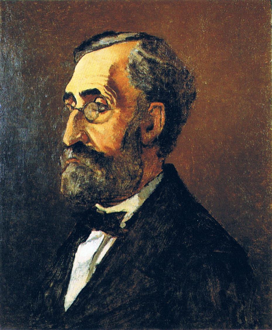 Claude Monet: Portrait of Adolphe Monet, the Artist's Father, 1865,16x12(A3) Poster