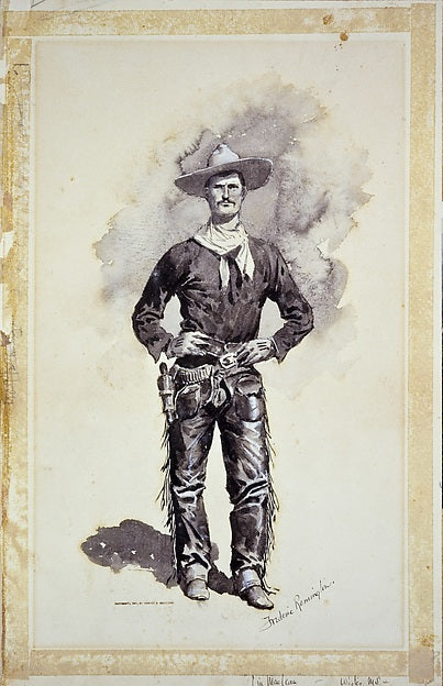 Frederic Remington:Lin McLean 1897-16x12"(A3) Poster