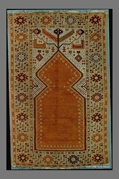 :Carpet with Niche Design late 18th–early 19th century-16x12"(A3) Poster