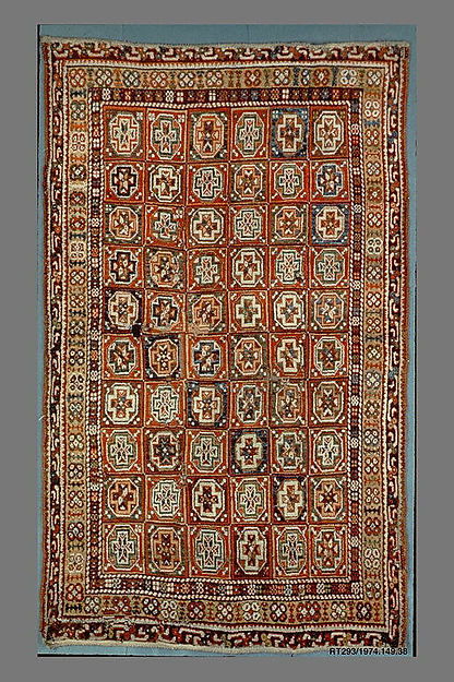 :Carpet probably late 18th or early 19th century-16x12"(A3) Poster