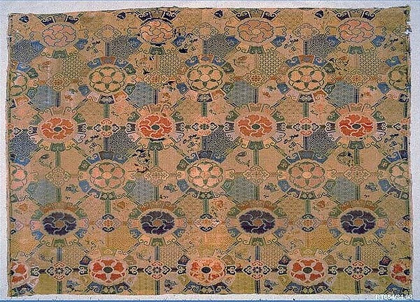 Panel with Geometric Pattern 18th cent,16x12"(A3) Poster