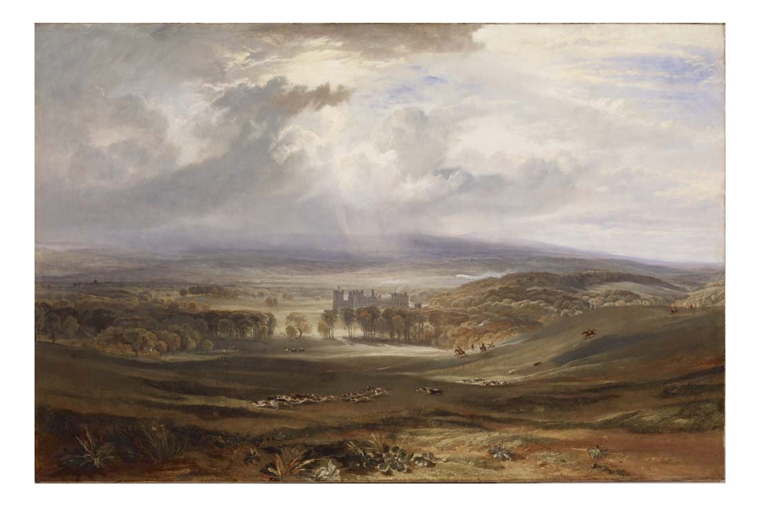 Raby Castle, the Seat of the Earl of Darlington, 1830-40 by John Mallord William Turner RA, 12x8"(A4) Poster