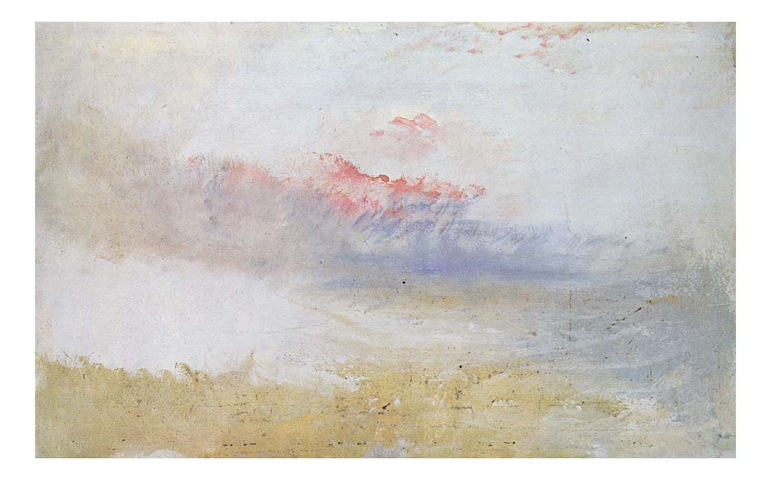 Red Sky over a Beach, 1840-45 by John Mallord William Turner RA