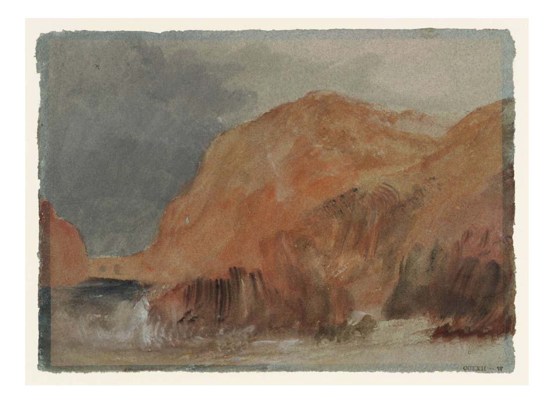 Rocks on Coast, 1826 by John Mallord William Turner RA