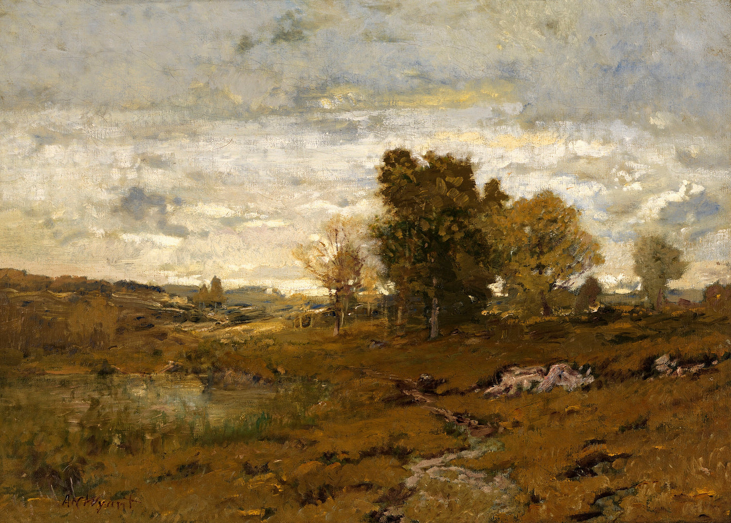 Alexander H. Wyant:Autumn at Arkville,16x12"(A3)Poster