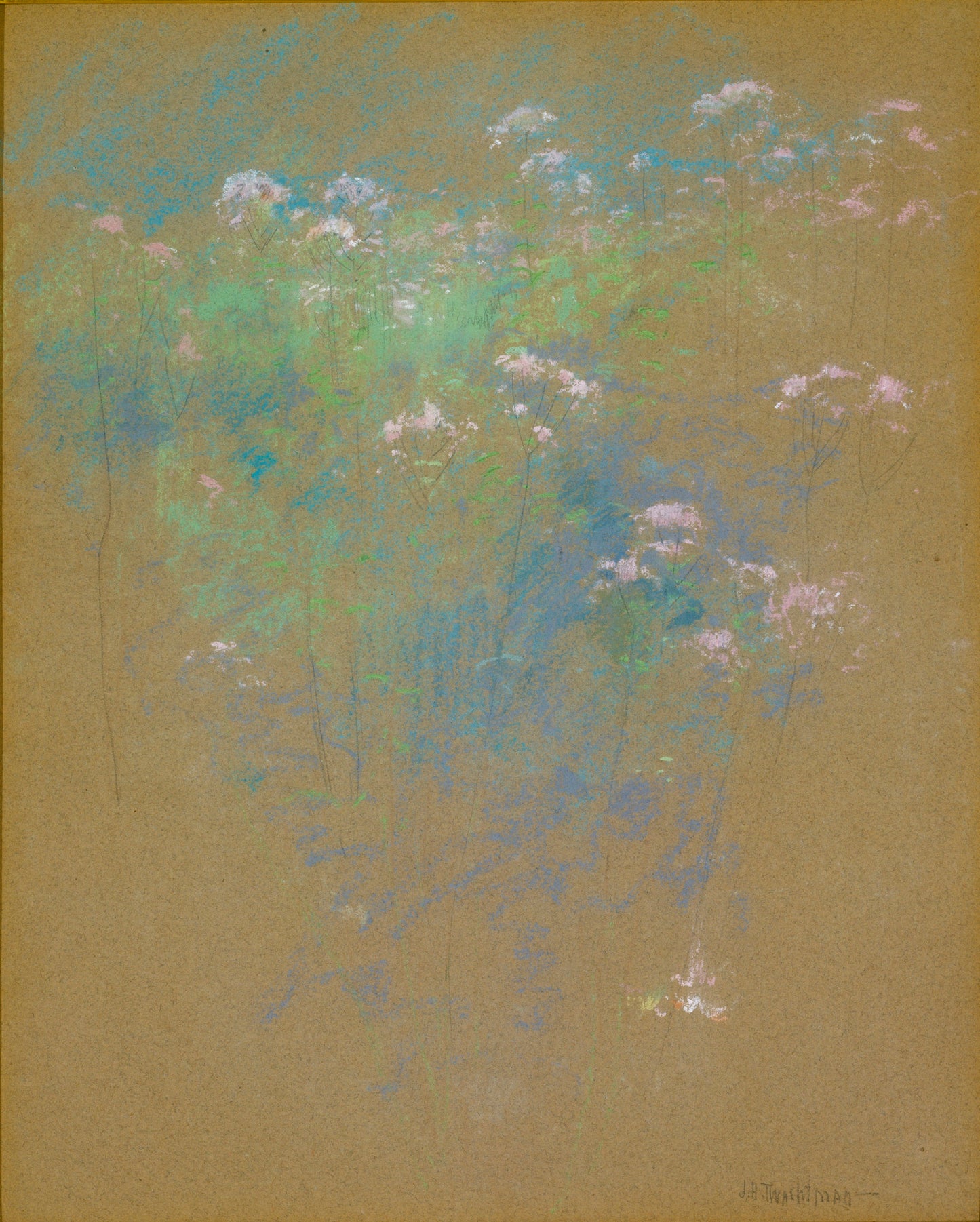 John Henry Twachtman:Flowers,16x12"(A3)Poster