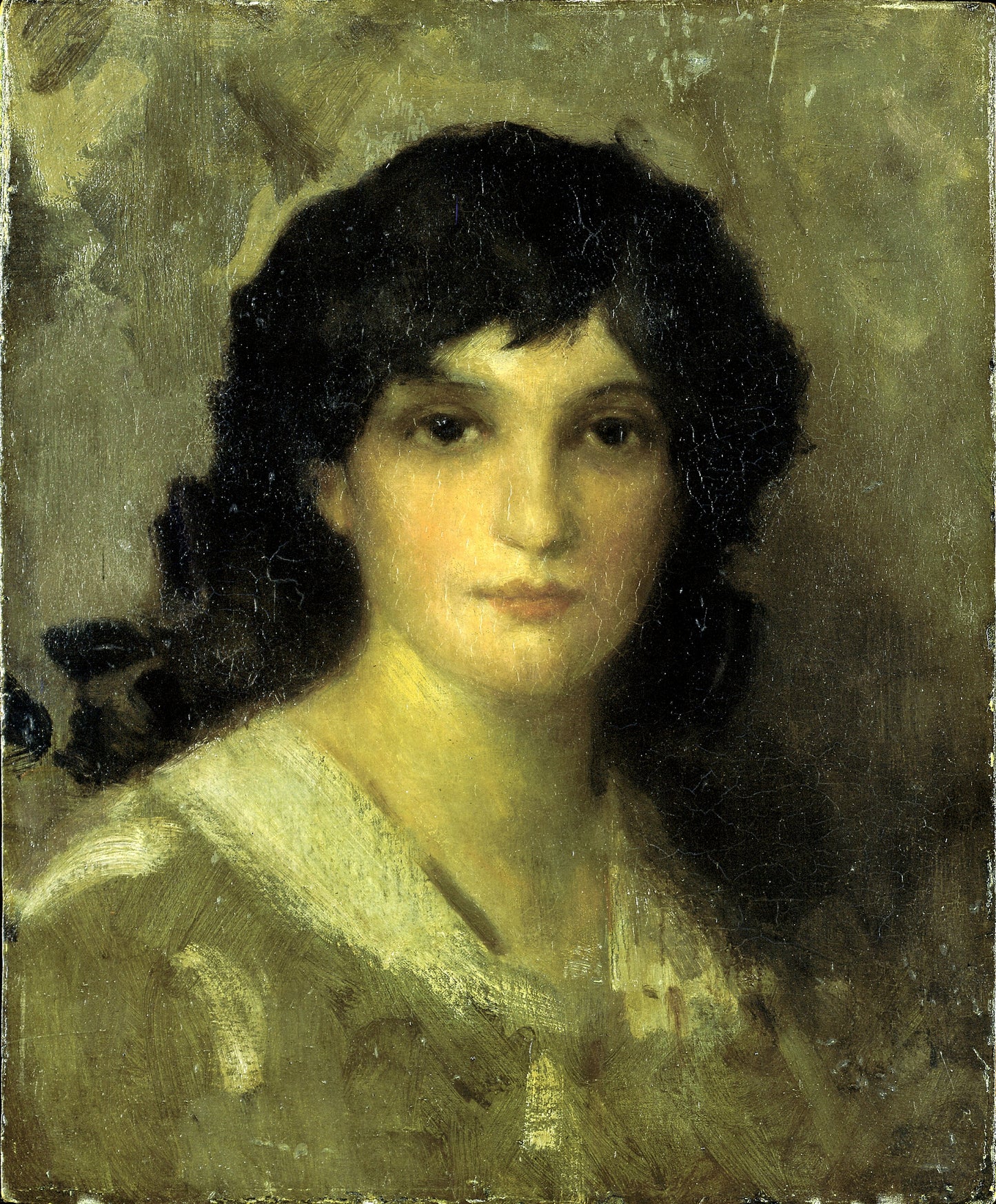 James McNeill Whistler:Head of a Young Woman,16x12"(A3)Poster
