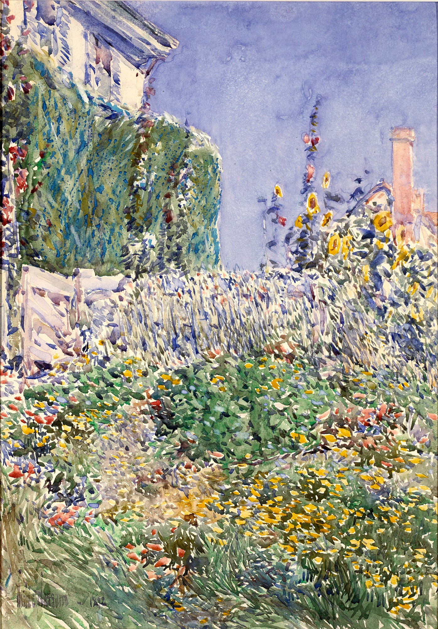 Childe Hassam:Thaxter's Garden,16x12"(A3)Poster