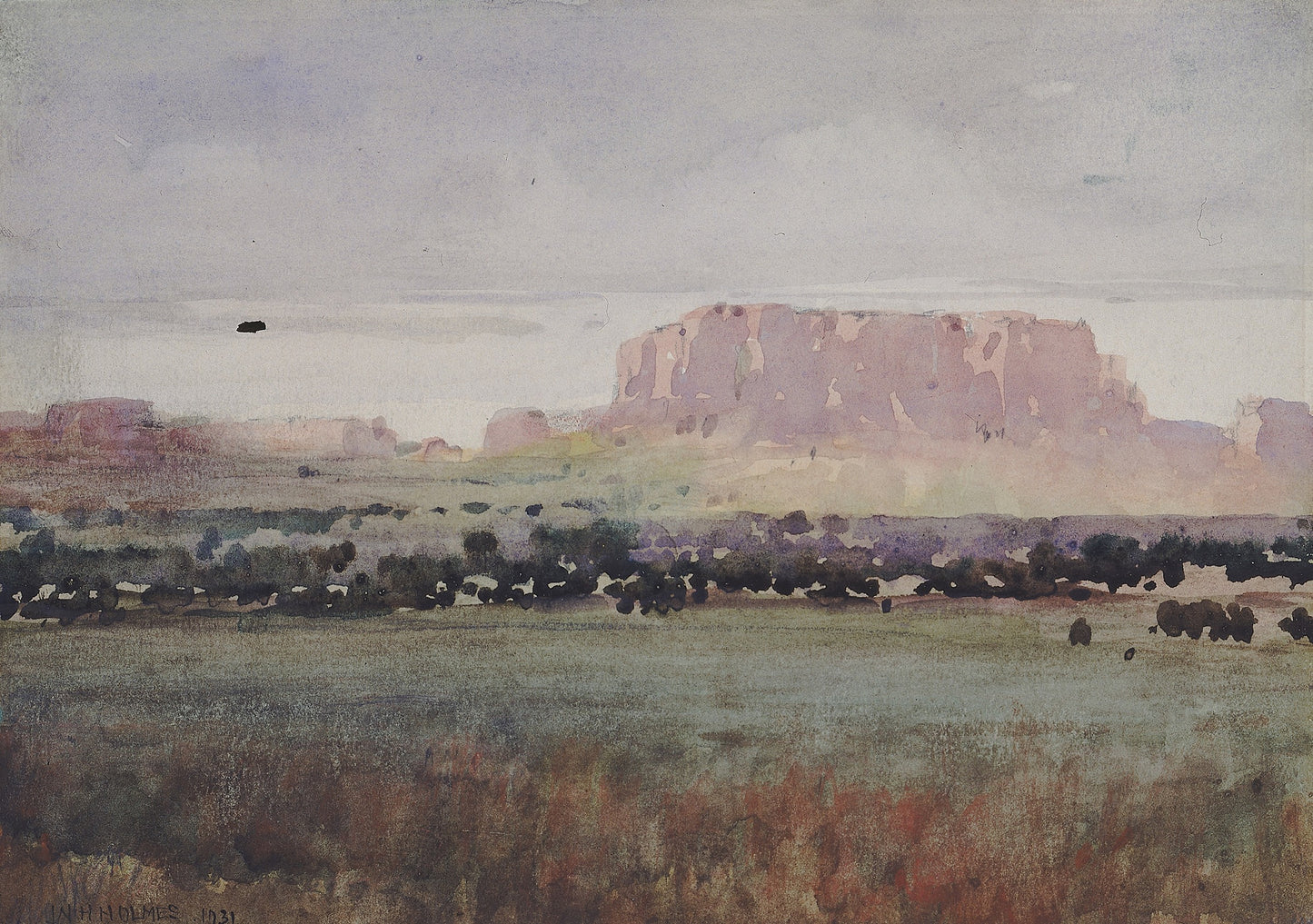 William Henry Holmes:In the Plateau Country, Colorado,16x12"(A3)Poster