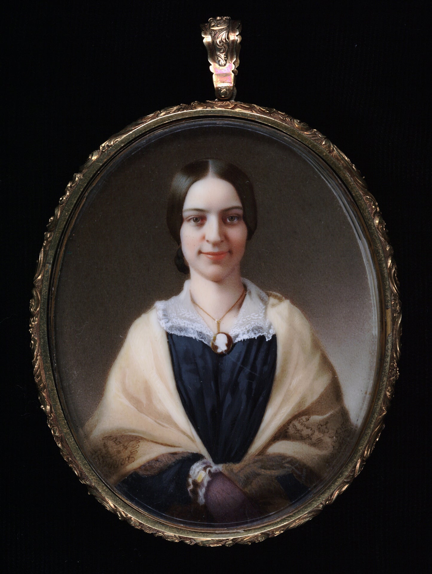 John Henry Brown:Mrs. John Willis Ellis (Mary White),16x12"(A3)Poster