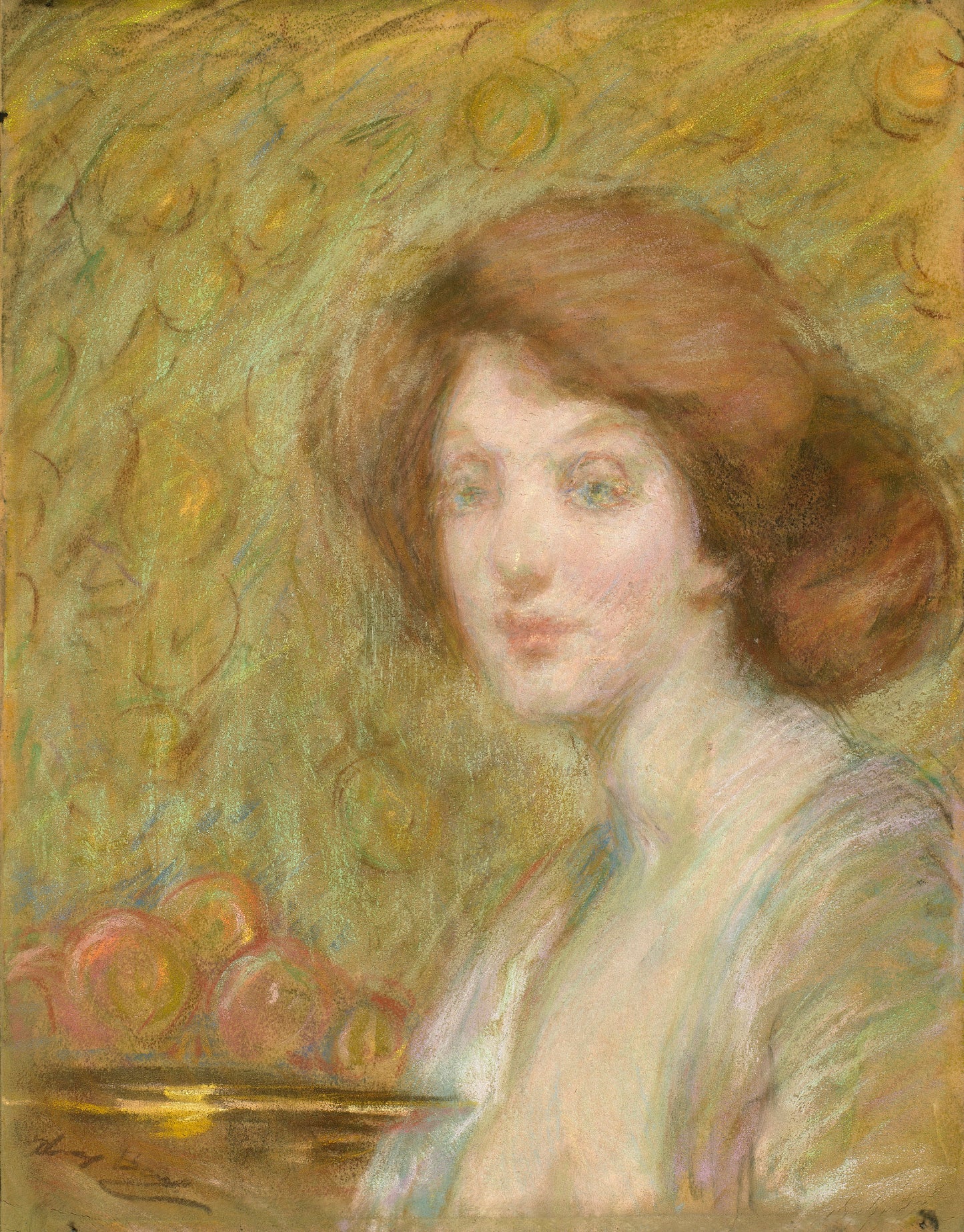 Alice Pike Barney:Peach Bloom,16x12"(A3)Poster