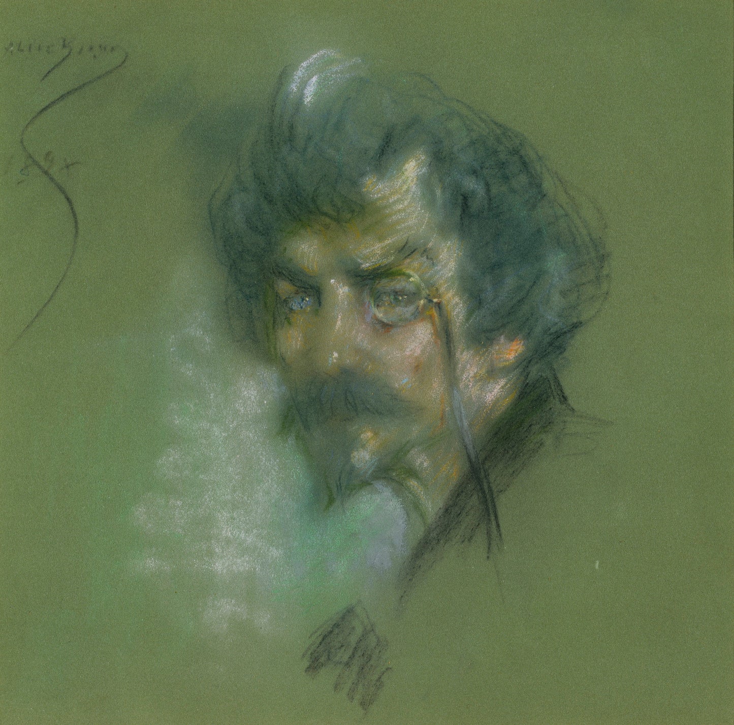 Alice Pike Barney:James Abbott McNeill Whistler,16x12"(A3)Poster