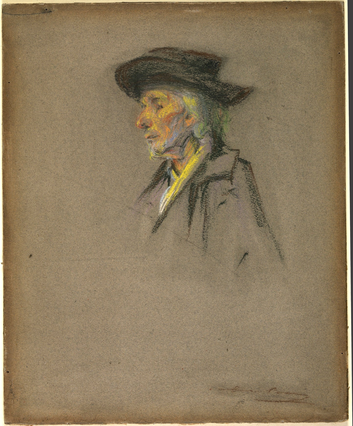 Alice Pike Barney:Old Peasant,16x12"(A3)Poster