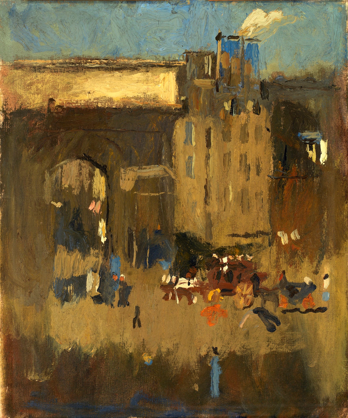 Frank Edwin Scott:Porte St. Martin et Enterrement,16x12"(A3)Poster