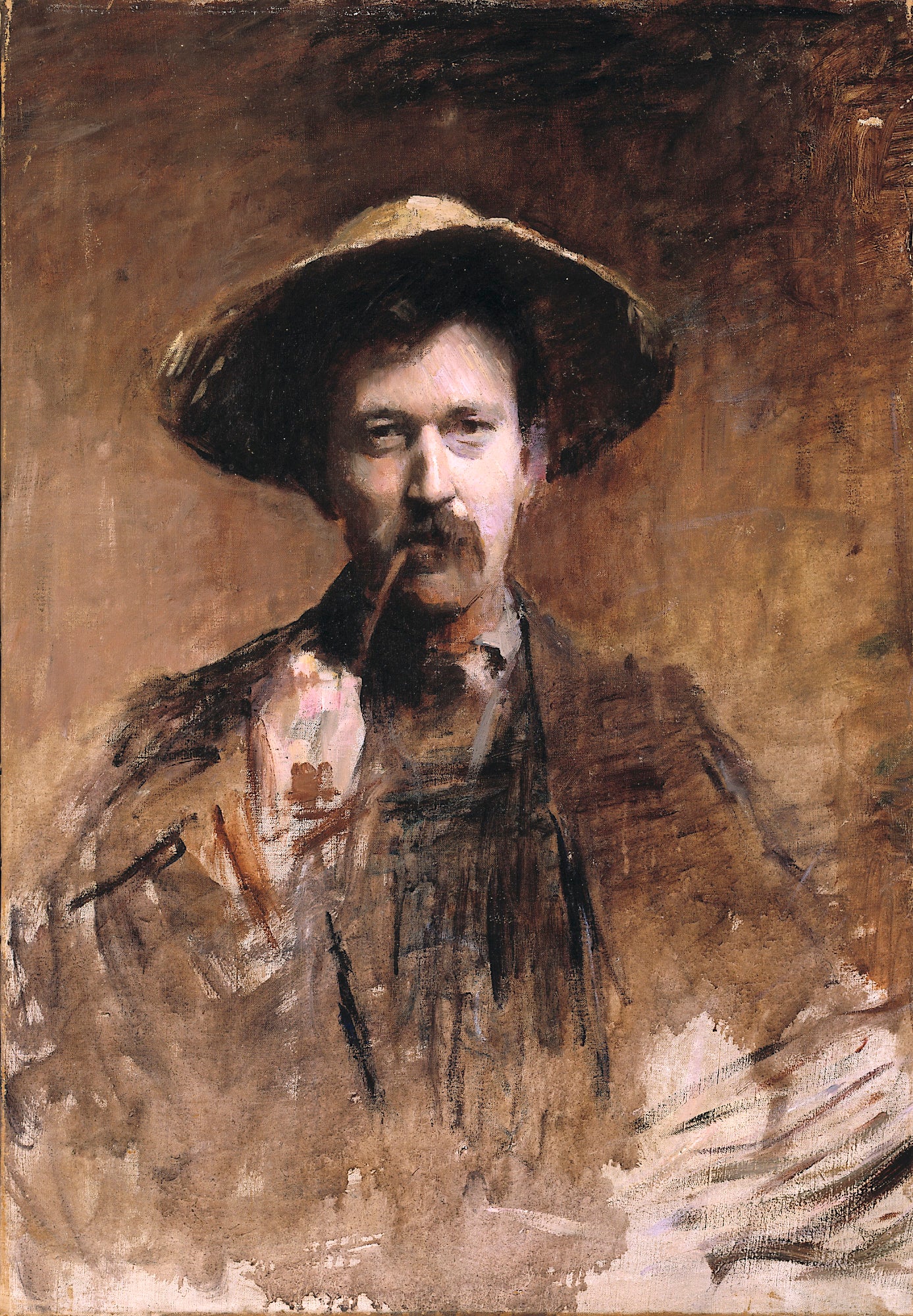 Frank Edwin Scott:Portrait du peintre par lui-meme,16x12"(A3)Poster