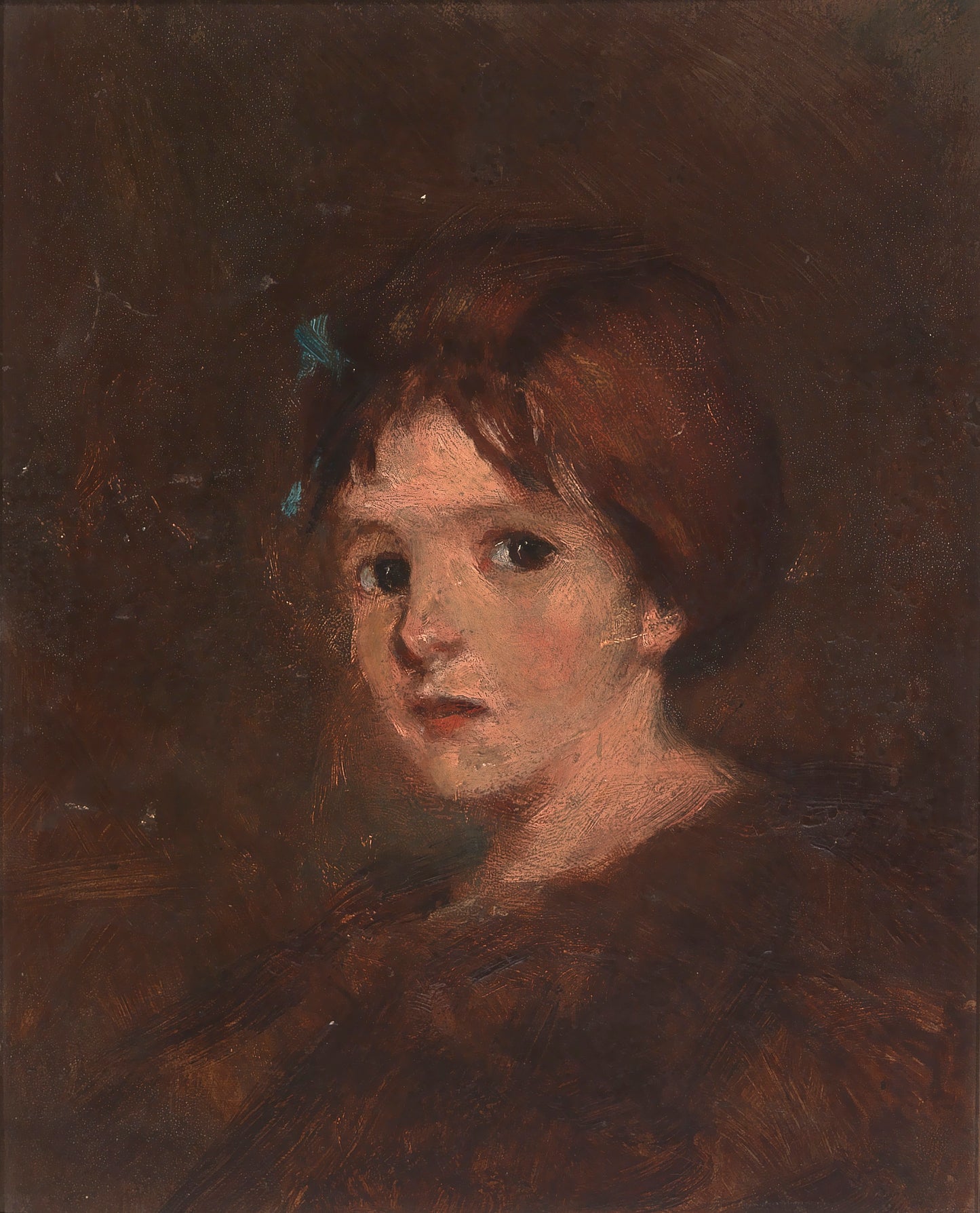 Alice Pike Barney:Child in Browns,16x12"(A3)Poster