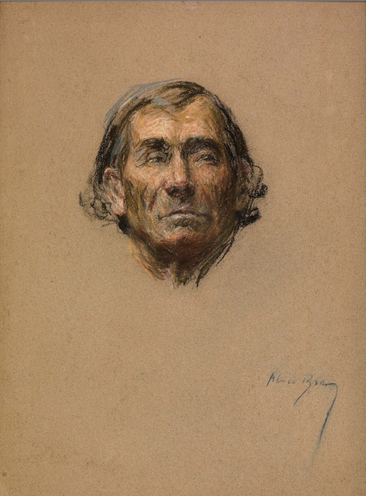 Alice Pike Barney:Old Actor,16x12"(A3)Poster