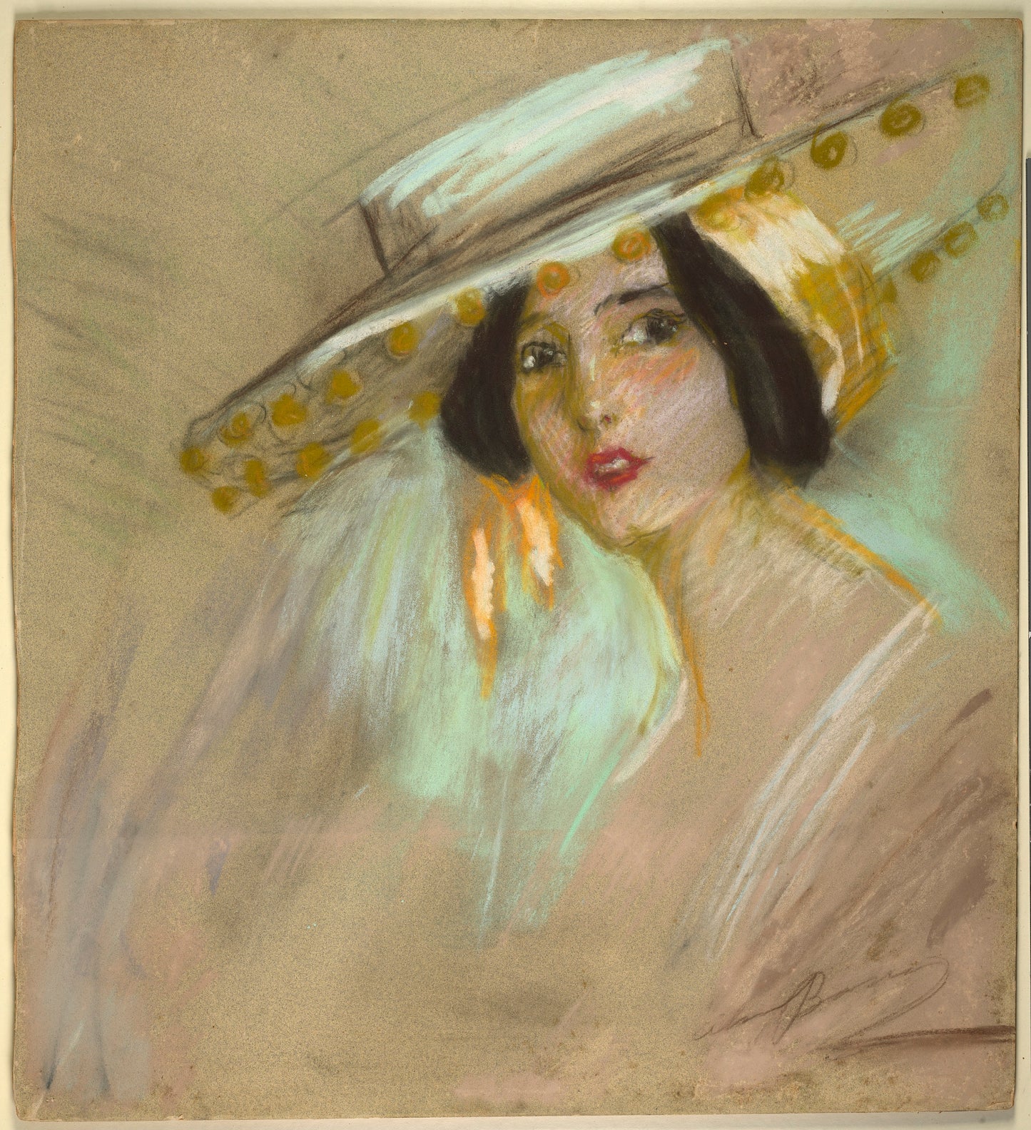 Alice Pike Barney:Spanish Fantasy II (Juliet Fremont),16x12"(A3)Poster