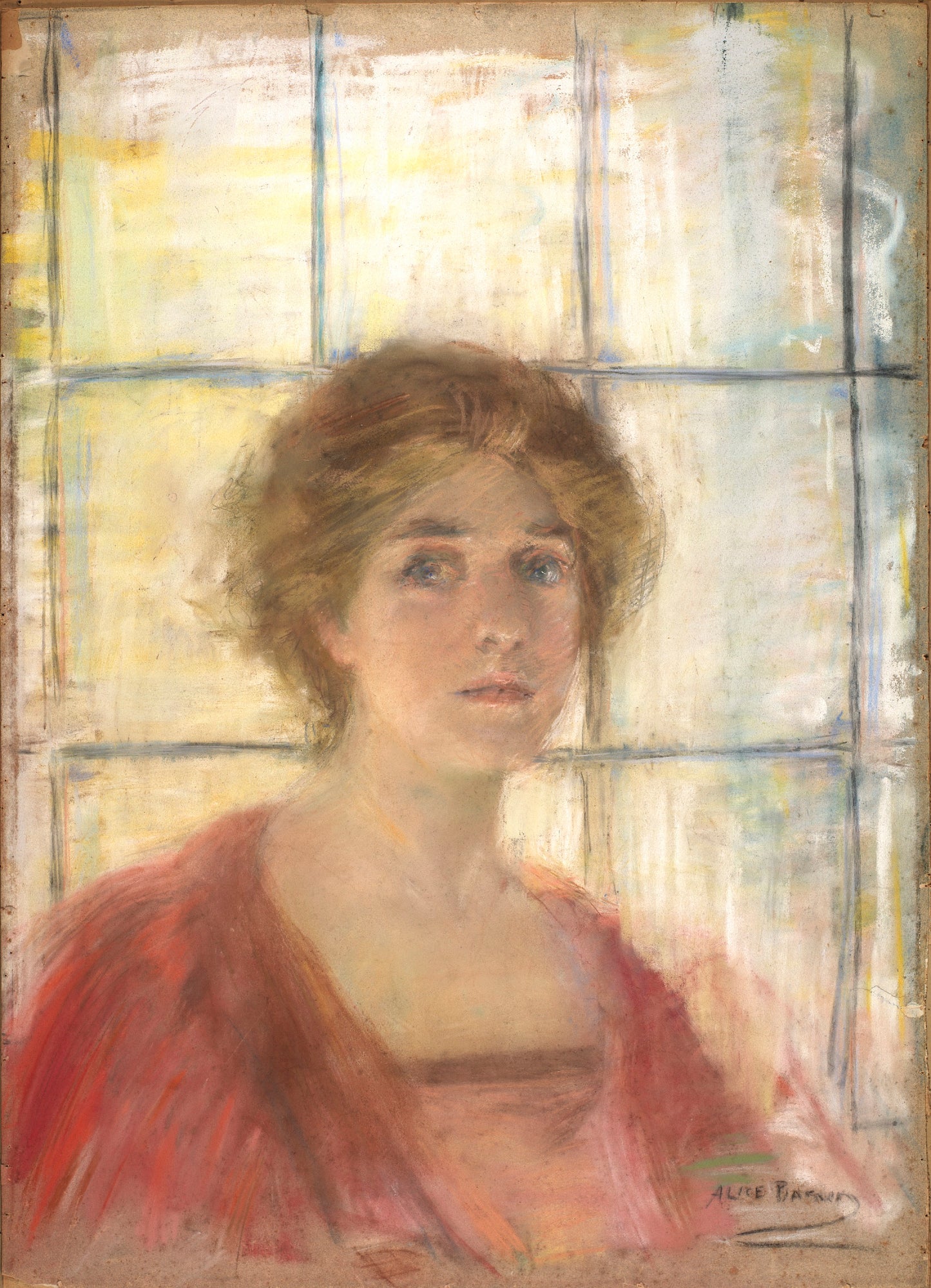 Alice Pike Barney:Against the Window,16x12"(A3)Poster