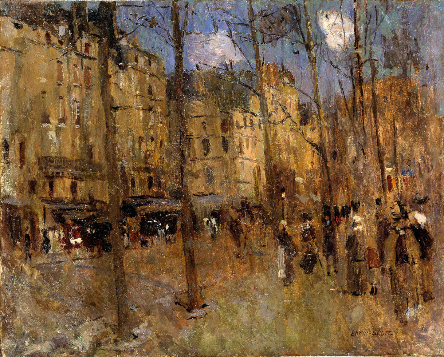Frank Edwin Scott:Boulevard St. Germain,16x12"(A3)Poster