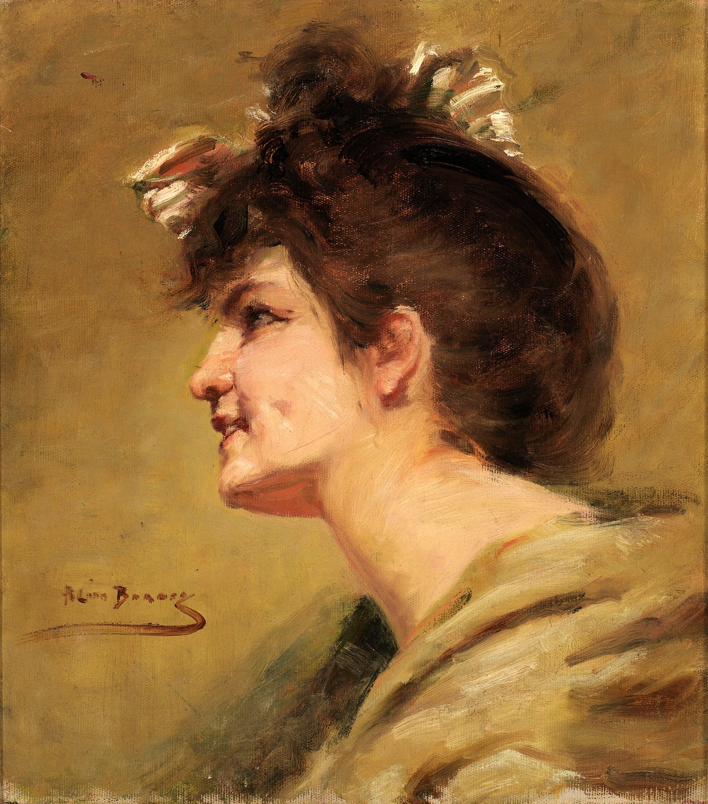 Alice Pike Barney:The Dimple,16x12"(A3)Poster