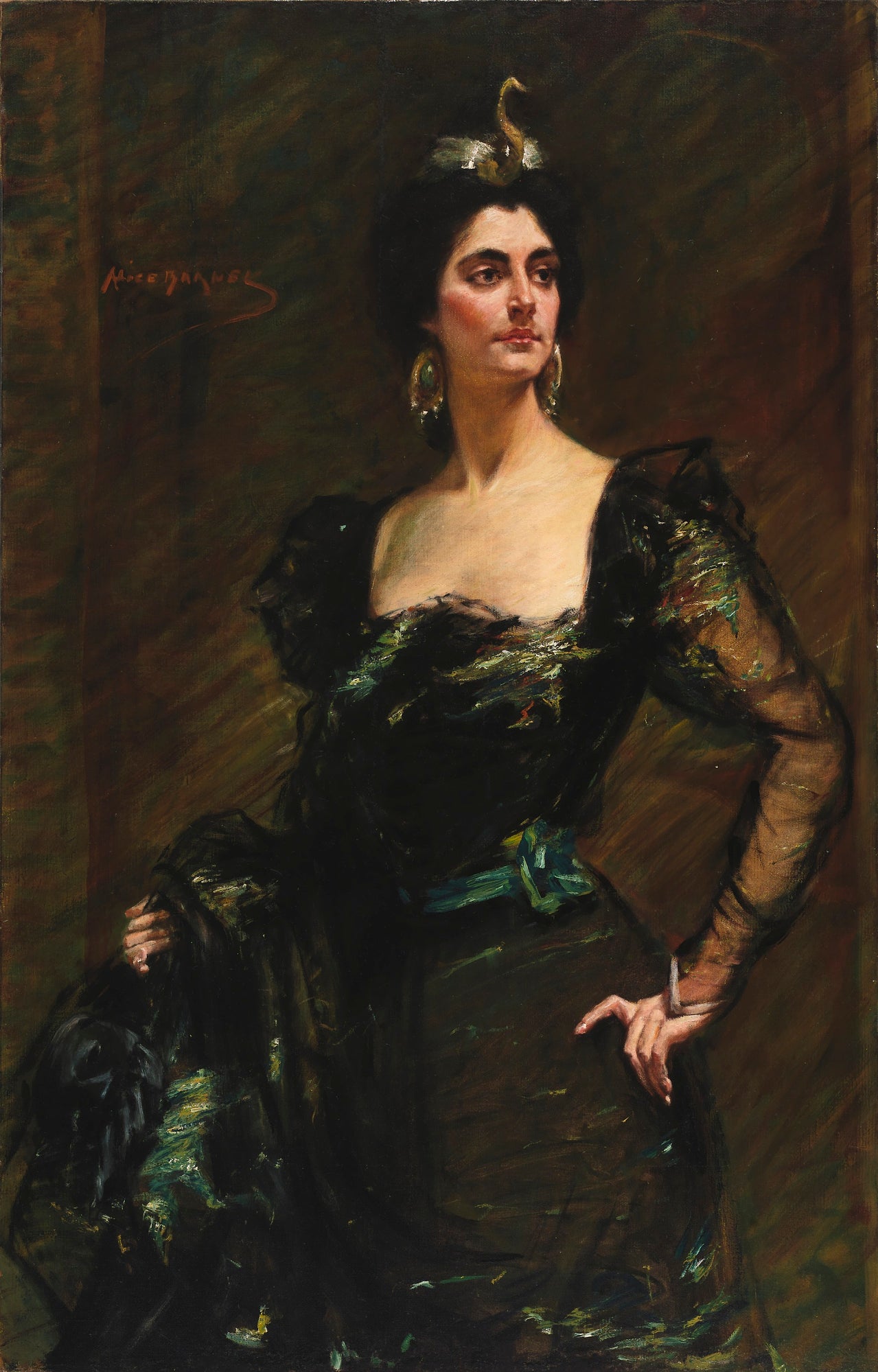 Alice Pike Barney:Kate Deering Ridgely,16x12"(A3)Poster