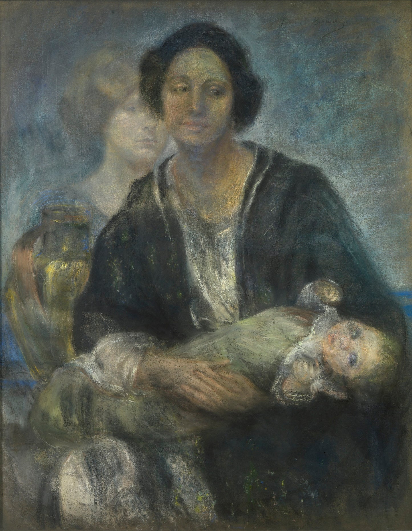 Alice Pike Barney:Italian Woman with Child,16x12"(A3)Poster
