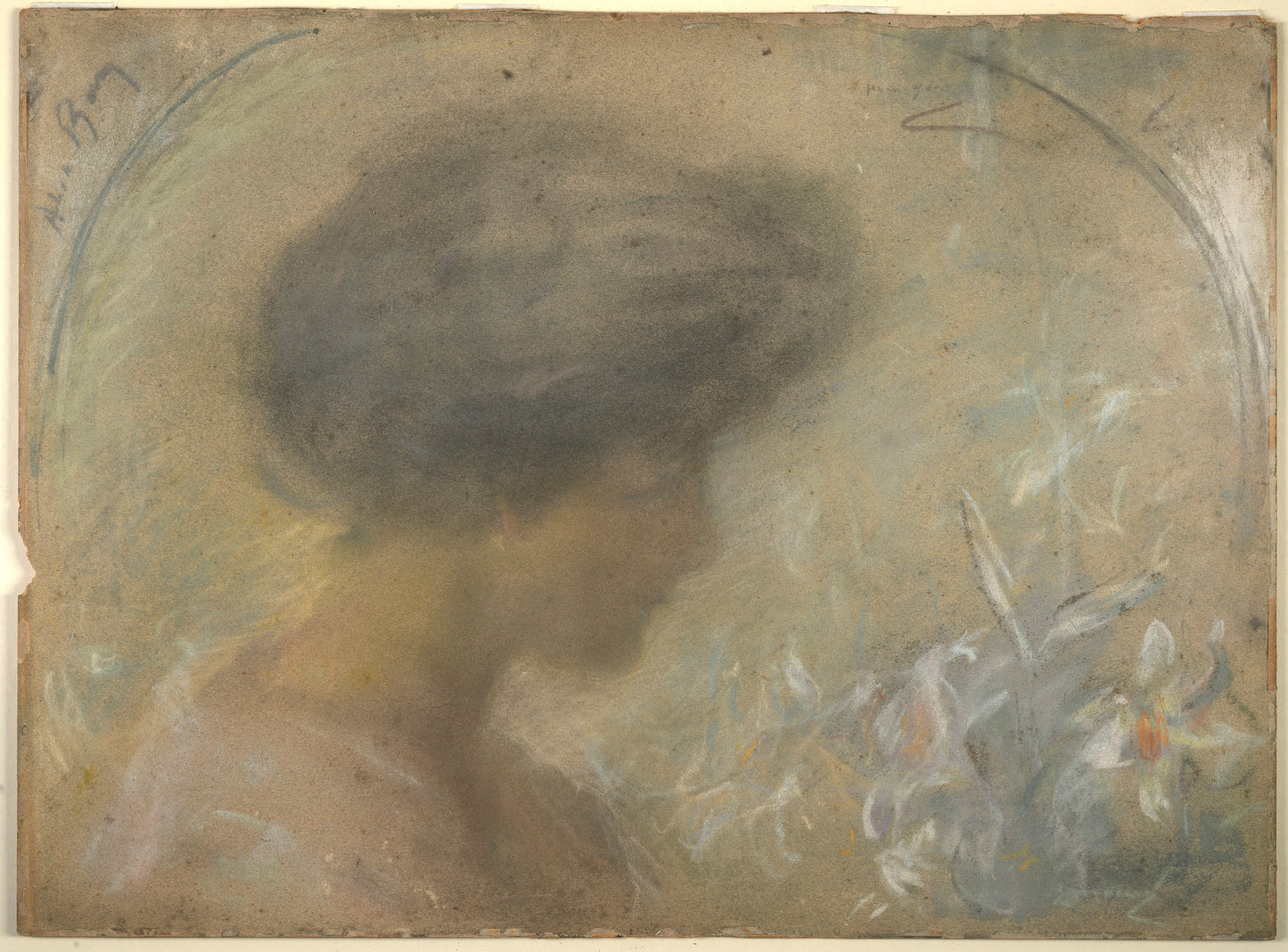 Alice Pike Barney:Lilies,16x12"(A3)Poster