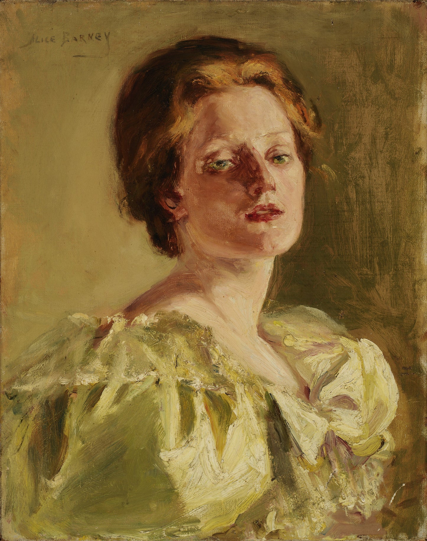 Alice Pike Barney:Study in Auburn,16x12"(A3)Poster