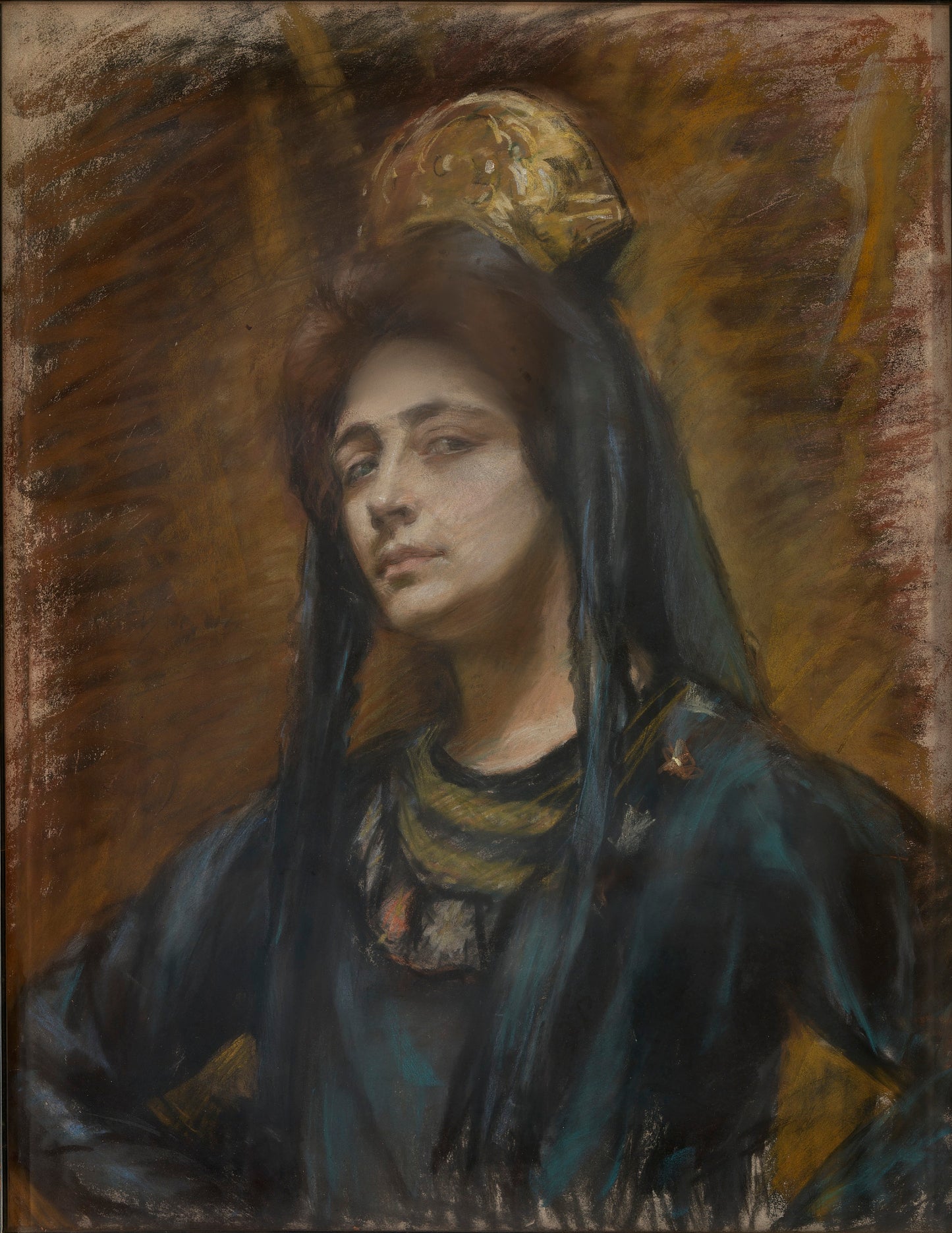 Alice Pike Barney:Spanish Comb,16x12"(A3)Poster