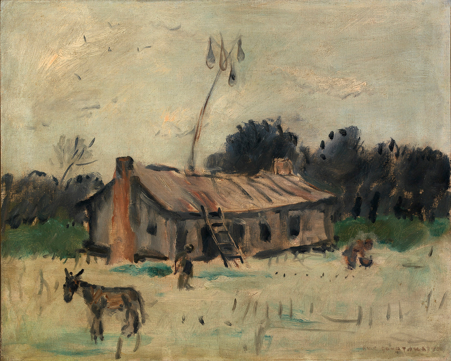 Anne Goldthwaite:Cabin in Alabama,16x12"(A3)Poster