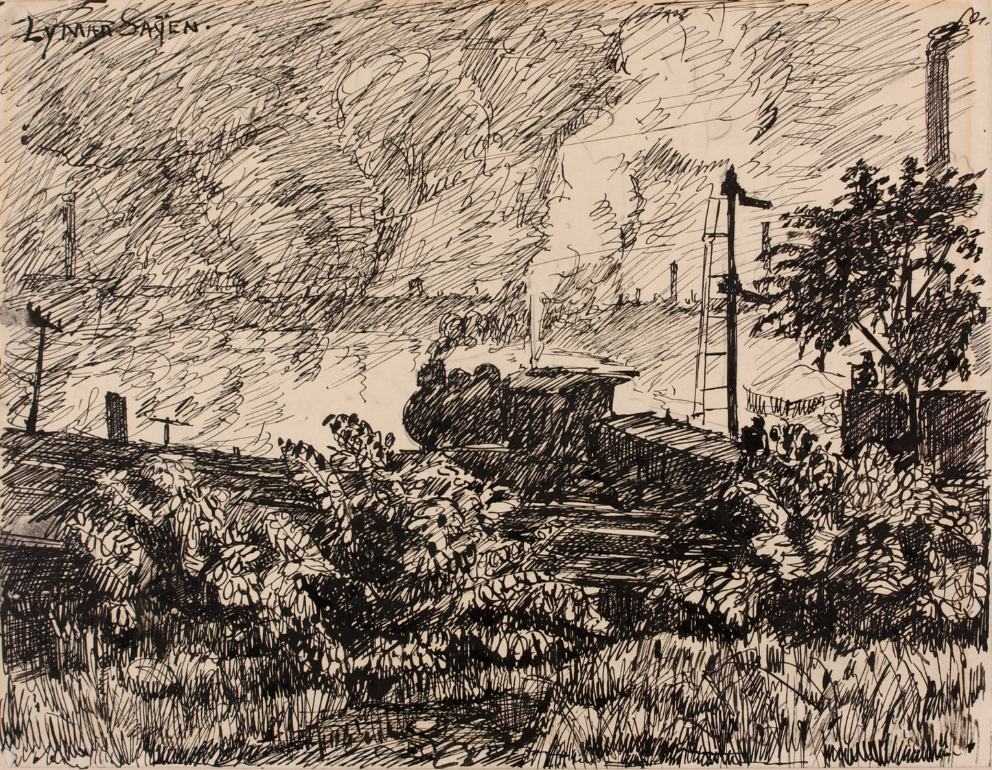 H. Lyman Saÿen:The Schuylkill, no. 6,16x12"(A3)Poster