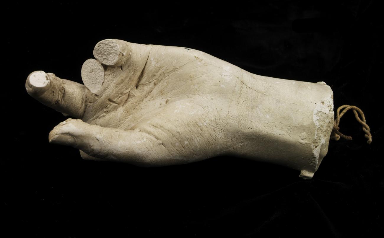 Hiram Powers:Cast of an Unidentified Left Hand, Fingers Part,16x12"(A3)Poster