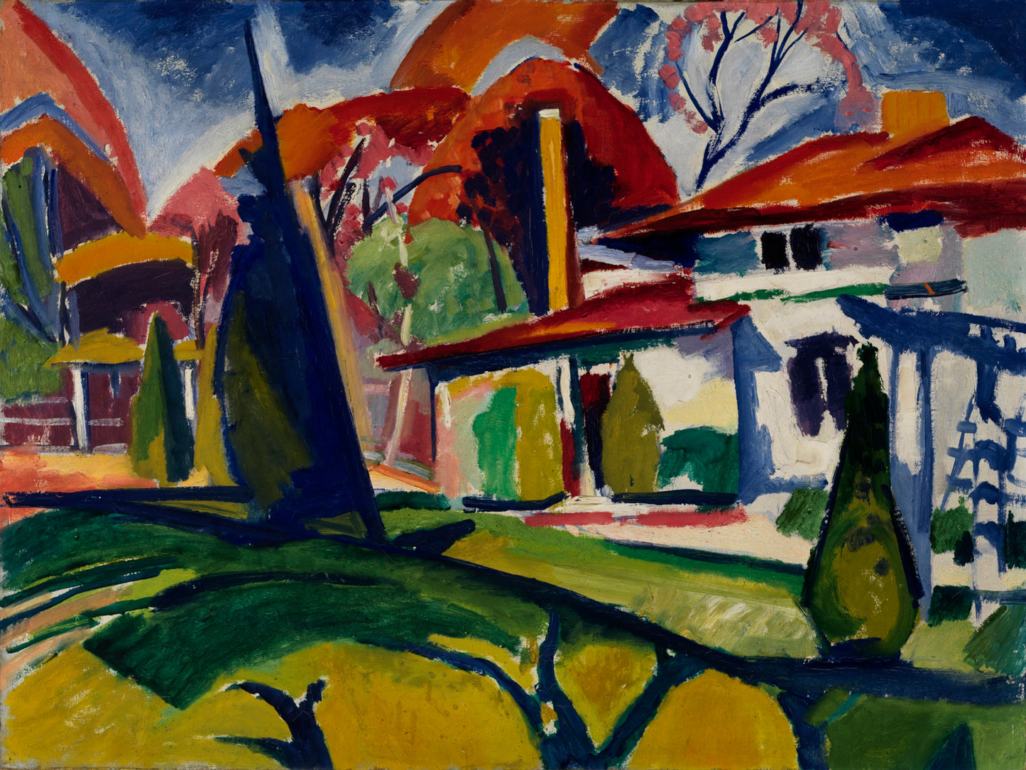 H. Lyman Saÿen:Newman's House,16x12"(A3)Poster