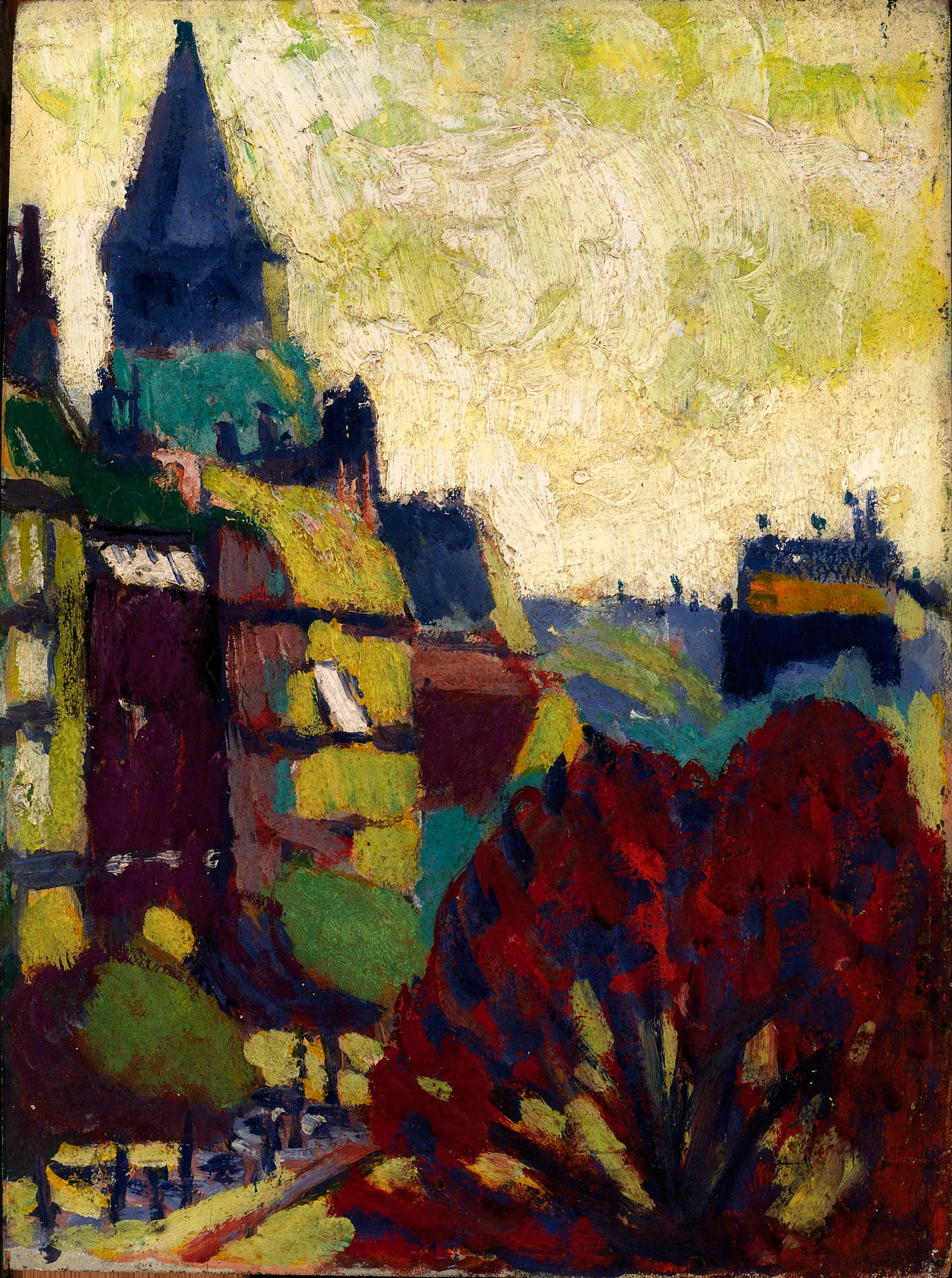 H. Lyman Saÿen:St. Germain des Pres,16x12"(A3)Poster