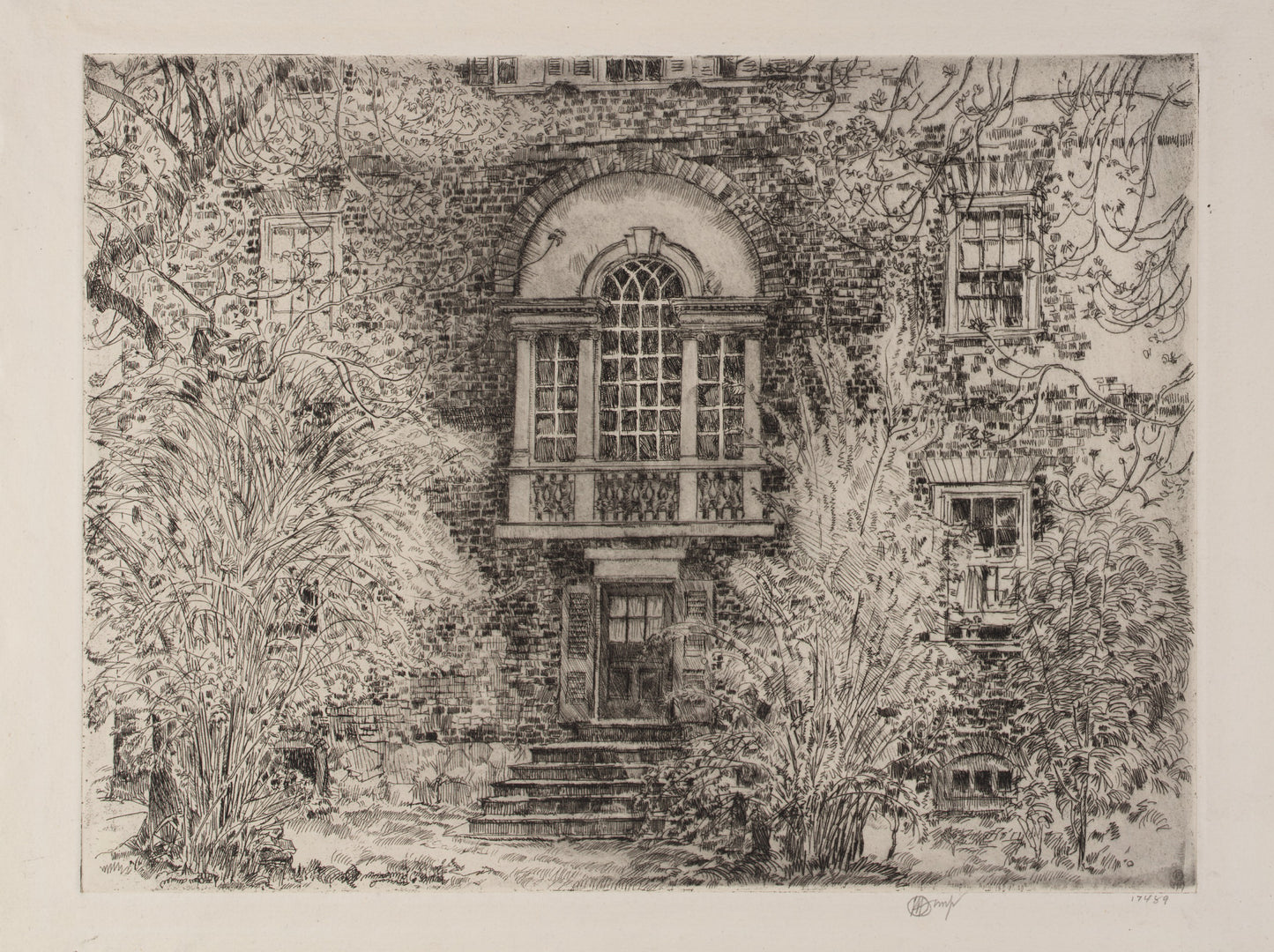 Childe Hassam:Spring in Annapolis (Chase House Garden),16x12"(A3)Poster