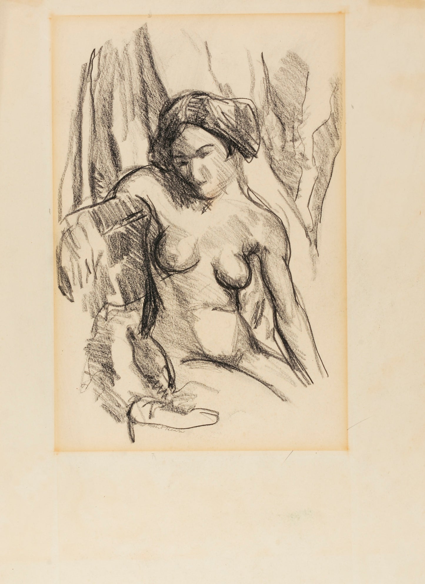 Robert Henri:Untitled (nude),16x12"(A3)Poster