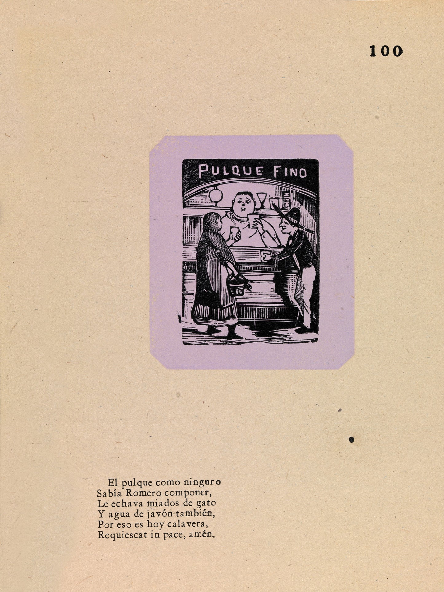 José Guadalupe Posada:The Pulque Maker,16x12"(A3)Poster