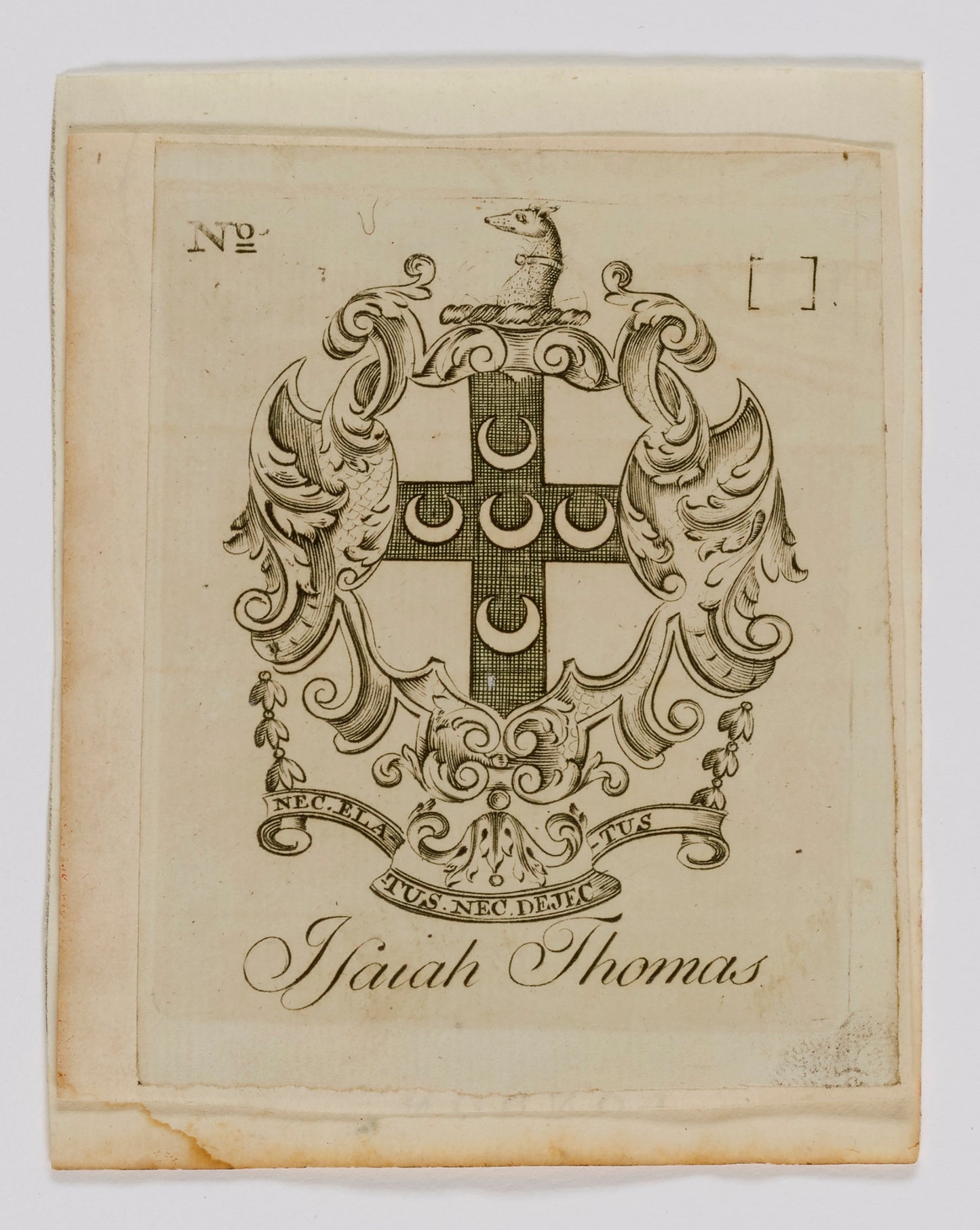 Paul Revere:Isaiah Thomas Bookplate,16x12"(A3)Poster